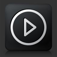 Black Square Button with Play Icon N2