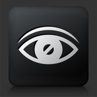 Black Square Button with Vision