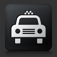 Black Square Button with Taxicab