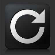 Black Square Button with Refrech Arrow