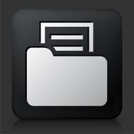 Black Square Button with Folder &amp; Document