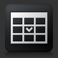 Black Square Button with Check Boxes