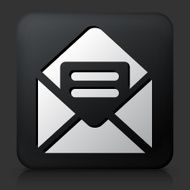Black Square Button with Letter Document Icon