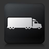 Black Square Button with Truck Icon N8