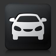 Black Square Button with Car Icon N11