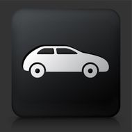 Black Square Button with Car Icon N14