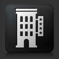 Black Square Button with Four Star Hotel N2