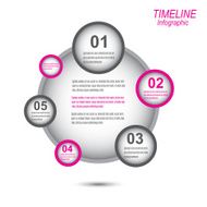 Modern time line design template N44