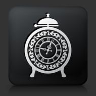 Black Square Button with Clock Icon N12