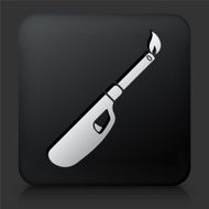 Black Square Button with Lighter Icon N2