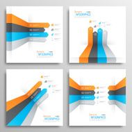 Set of Modern Infographics Elements N22