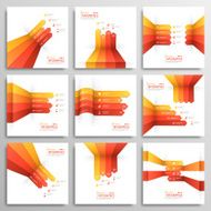 Set of Modern Infographics Elements N23