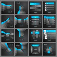 Set of Modern Infographics Elements N24