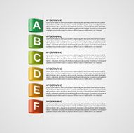 Modern design creative infographic with colorful labels N2