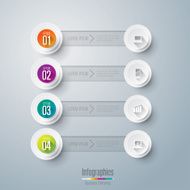 Infographics vector design template N318