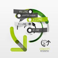 Embossed minimal style line diagram and stickers N14