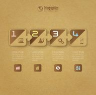 Infographics vector design template N320