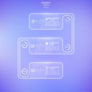 Transparent glossy panel on blurred background N2