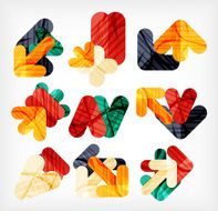 Collection of infographic option layouts N12