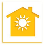 Cut Out Sun House icon