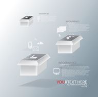 boxes infographic