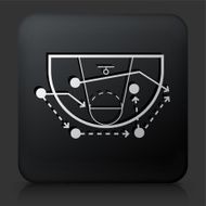 Black Square Button with Game Plan