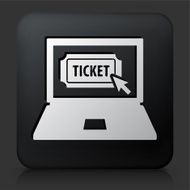 Black Square Button with Online Ticket Purchase