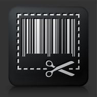 Black Square Button with Store Coupon