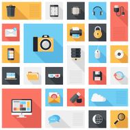 Technology and media icons