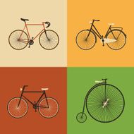 Retro Icons - Bicycles