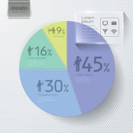 Infographics vector design template N326