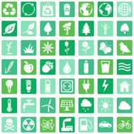 Vector Set of Ecologic Icons N12