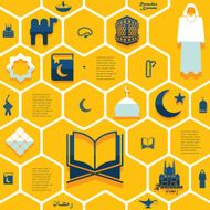 flat infographic Ramadan Kareem N81