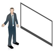 Presentation Man Illustration
