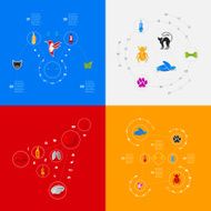 Set of veterinary icons N85