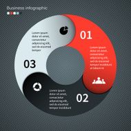 Modern vector info graphic for business project N241