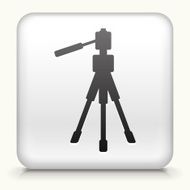 silhouette of a tripod against white background with subtle gradients