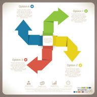Minimal infographic template N38