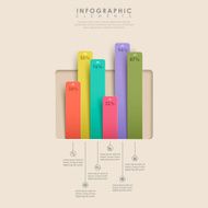 abstract bar chart infographics N18