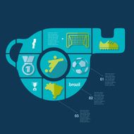 football soccer infographic N407