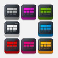 square button interface N32
