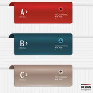 Paper banners Modern design template N2