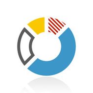 Color Donut Chart icon N4