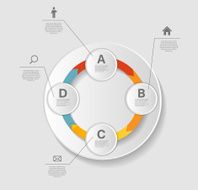 Infographic Templates for Business Vector Illustration N1330
