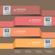 Modern Design infographics template N3