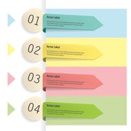 basic label infographics N17