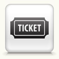 Square Button with Admission Ticket