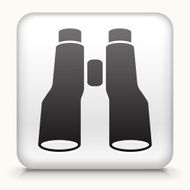Square Button with Binoculars N2