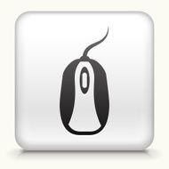 Square Button with Computer Mouse interface icon N4