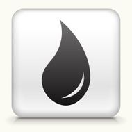 Square Button with Car Oil interface icon N3
